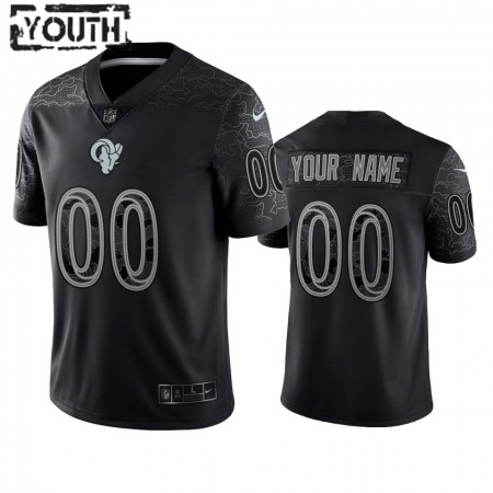 Maillot Los Angeles Rams Custom Noir Reflective Limited - Enfant